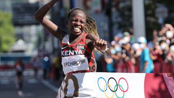 Peres Jepchirchir maintains eyes on the women's world marathon record