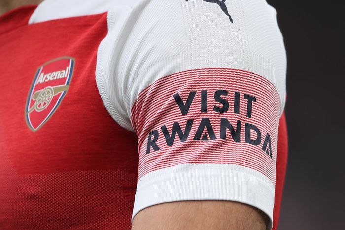 Arsenal sleeve and tourism sponsors 'Visit Rwanda'
