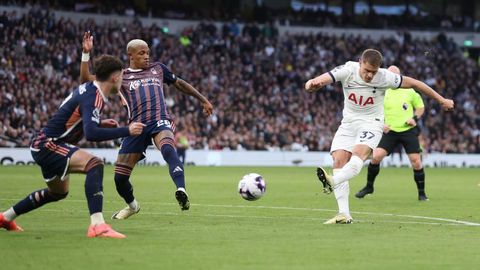 Premier League: Tottenham smash Awoniyi's Forest to move into top-four