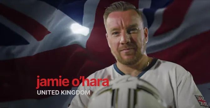 Jamie O'hara, former Tottenham player || Peakcock