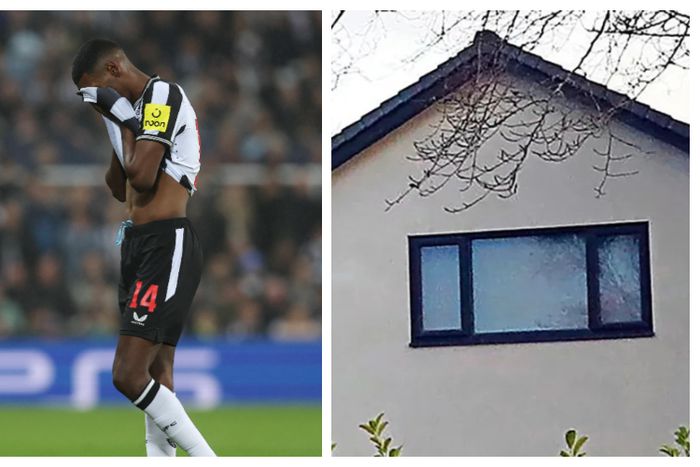 Alexander Isak’s mansion attacked