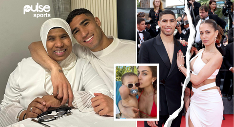 Achraf Hakimi celebrates his mum Saida Mouh on Mother's Day, snubs estranged wife