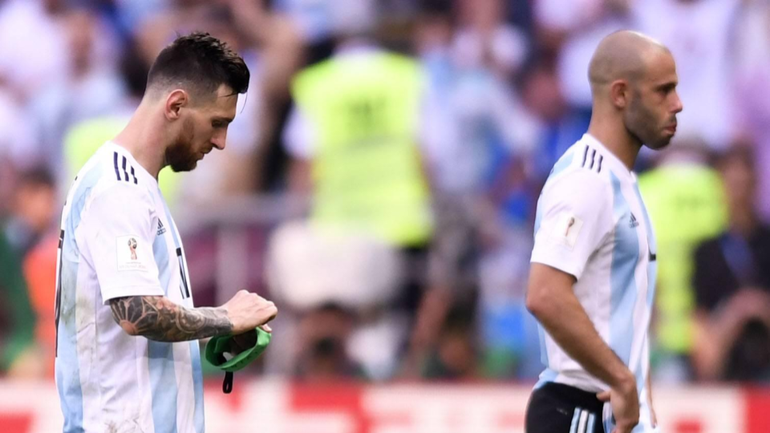 Lionel Messi and Javier Mascherano