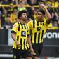 Borussia Dortmund's Jude Bellingham and Karim Adeyemi