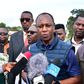 Sports PS Jonathan Mueke addressing the media