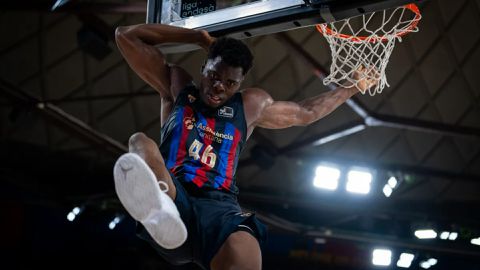 James Nnaji goes crazy as Barcelona blowout Fuenlabrada