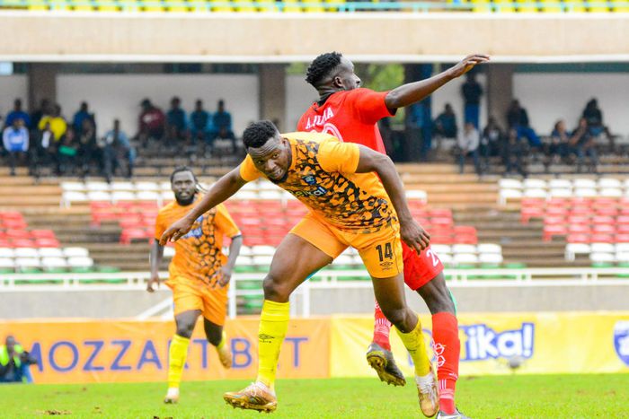 Ojo Olaniyi in action for AFC Leopards.