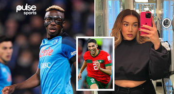 Learn from Achraf Hakimi - Nigerians warn Victor Osimhen over Oyibo girlfriend