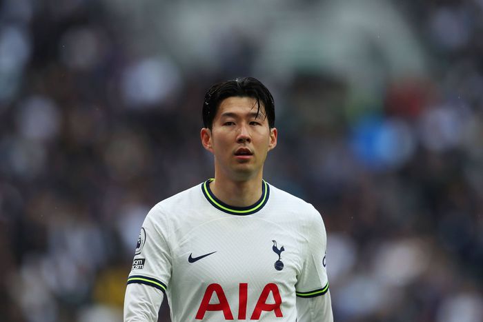 Son Heung-Min of Tottenham Hotspur during the Premier League match between Tottenham Hotspur and Crystal Palace at The Tottenham Hotspur Stadium, London on May 6.