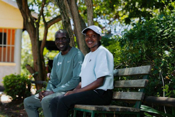 Eliud Kipchoge and Faith Kipyegon