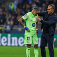 Hansi Flick consoling Lamine Yamal after the defeat to Inter Milan || Image credit: Imago