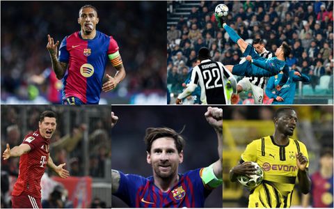 Top 10 most direct goal contributions in a UEFA Champions League season