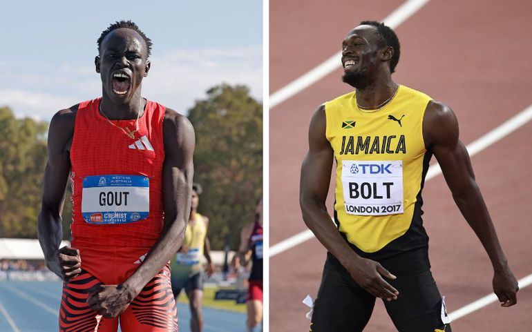 Gout Gout and Usain Bolt