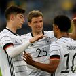 Mueller on the mark as Germany thrash Latvia