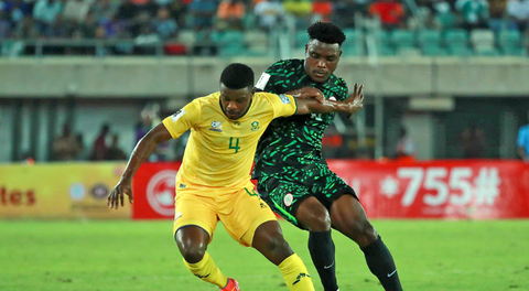 Nigeria vs South Africa: Super Eagles robbed by refereeing error as Bafana Bafana get valuable draw