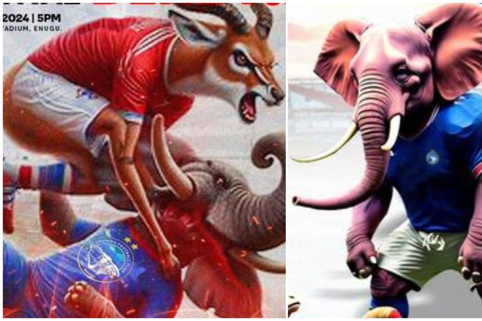 Rangers and Enyimba with amazing graphics for the Oriental derby in the NPFL.