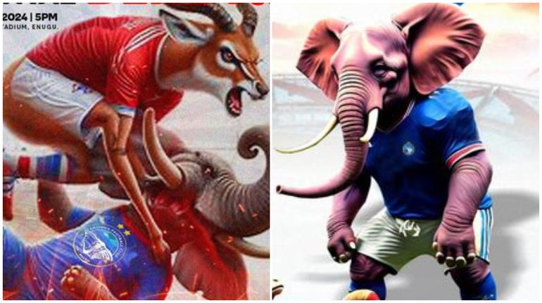 Rangers and Enyimba with amazing graphics for the Oriental derby in the NPFL.