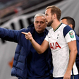Harry Kane and Jose Mourinho File Photo File photo dated 29-09-2020 of Tottenham Hotspur s Harry Kane and manager Jose Mourinho during the Carabao Cup fourth round match at the Tottenham Hotspur Stadium || Image credit: Imago