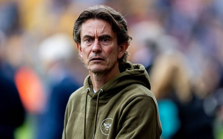 Thomas Frank. Ange Postecoglou. Tottenham Hotspur