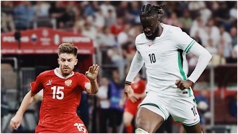 ‘Only just started’ - Super Eagles hero against Russia hungry for more goals as he celebrates first for Nigeria