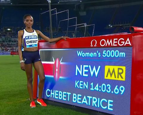 Beatrice Chebet's Reveals Next Race Plans Ahead of Tokyo World Champs After Historic Rome Escapade
