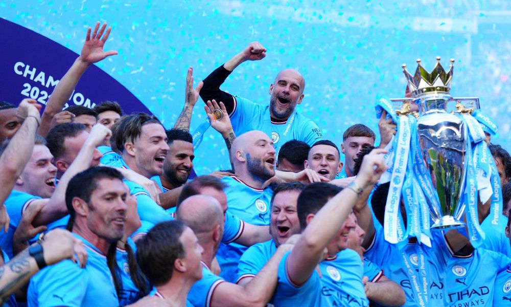 Pep Guardiola Praises Manchester City 'Legends' After Latest Premier League  Title Win