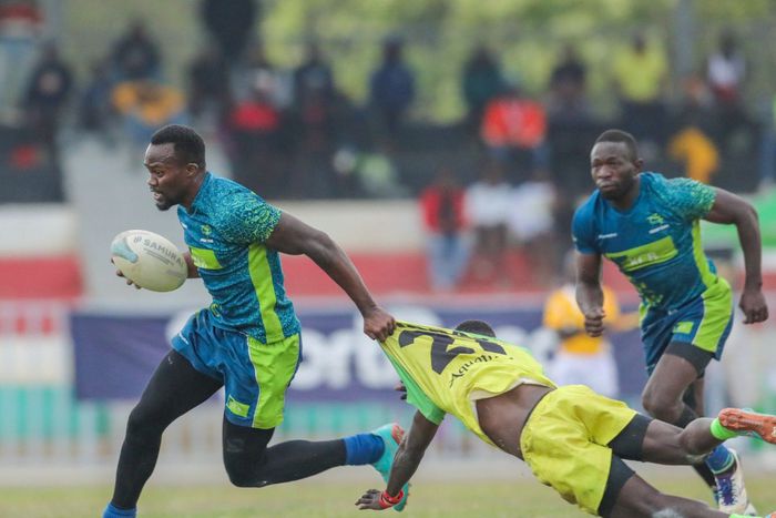 KCB RFC during the 2023 Dala Sevens tournament.