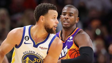 Steph Curry welcomes Chris Paul to Warriors after Jordan Poole trade