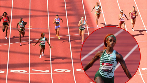 Sha'Carri Richardson flies to 10.71s world lead in the prelims at US Championships