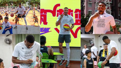 Giannis Antetokounmpo: Nigerian Freak teaches Chinese kids basketball on tour