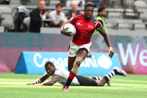 Shujaa vice captain Onyala shows the way back World Rugby Sevens Series