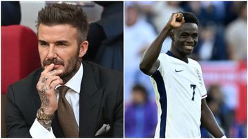 That's the smile we all needed to see — David Beckham applauds England hero Saka