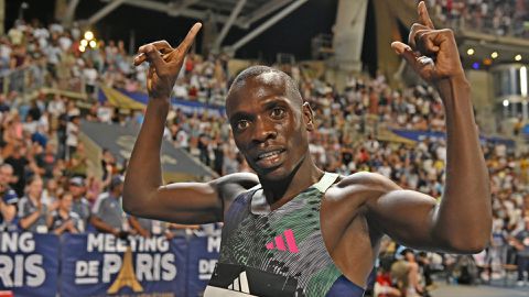 Emmanuel Wanyonyi sets new PB with second-placed finish in Paris Diamond League