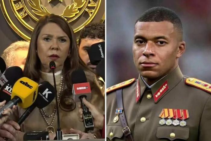 “Did she just threaten the General?” Internet reacts to Paraguayan senator’s Ronaldinho warning for Kylian Mbappé