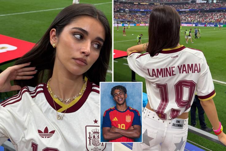 ‘Lover boy’ Yamal star gifts girlfriend ₦47 MILLION diamond necklace as tribute to his own rise