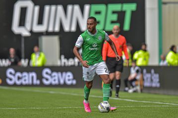 Debut for Jordan Obita in Hibernian’s opening league match in Scotland