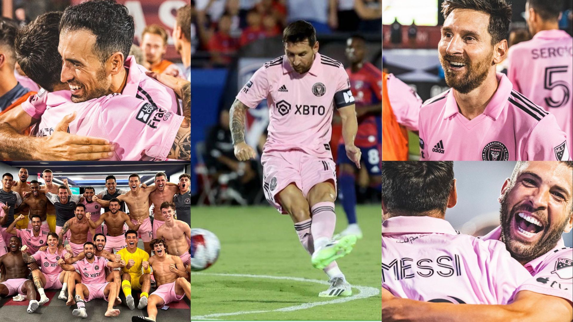 Ken Griffey Jr. shoots photos of Leo Messi, Inter Miami vs Nashville