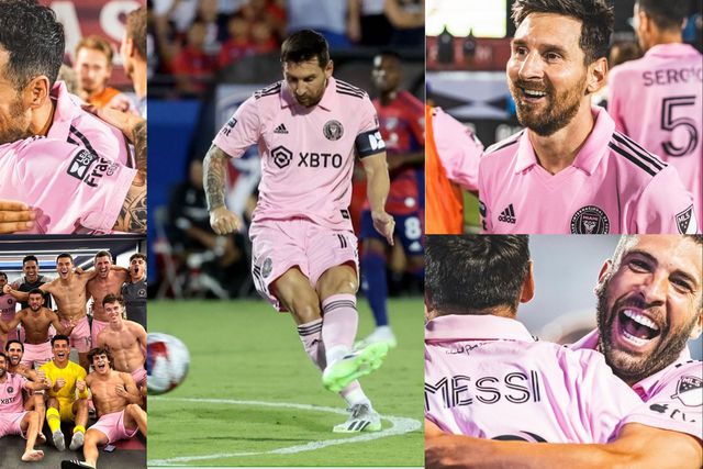 Since moving to Miami, Messi has scored in all four games for a total of six games with seven goals.