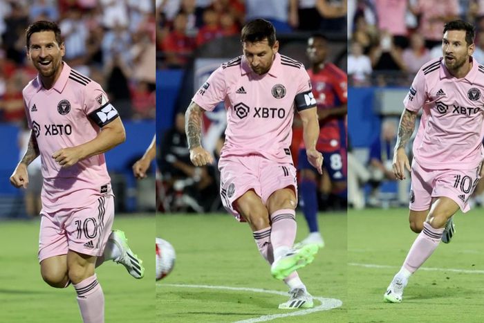 With his most recent strike, Messi has now scored twice in three straight games for Inter Miami.