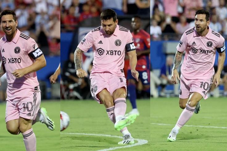 With his most recent strike, Messi has now scored twice in three straight games for Inter Miami.