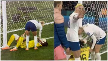 Nnadozie: How England's Kelly stopped cameraman from filming crying Super Falcons hero
