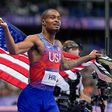 Quincy Hall wins gold in men's 400m at 2024 Paris Olympics after comeback victory over Hudson-Smith in final stretch