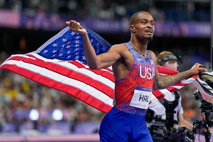 Quincy Hall compares himself to a dog after stealing 400m gold in dramatic Paris 2024 Olympics final