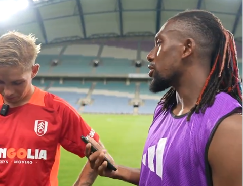 Iwobi takes over as a journalist.