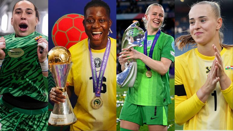 Nigeria's Chiamaka Nnadozie will have to battle Germany’s Ann-Katrin Berger, Spain’s Cata Coll, England’s Hannah Hampton, and the Netherlands’ Daphne van Domselaar for the 2025 Women’s Yachine Trophy.
