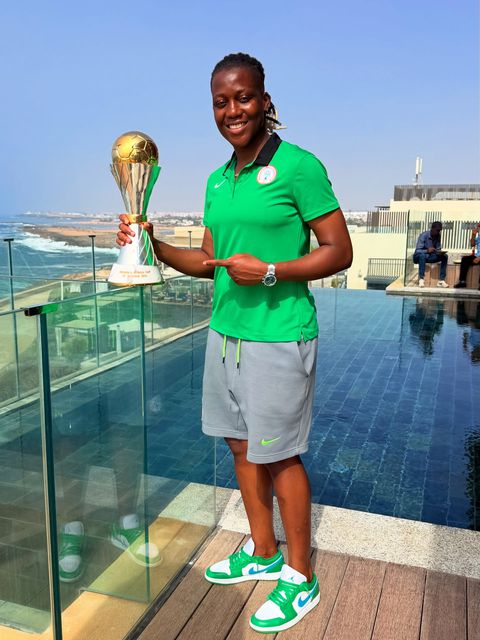 Nigeria's Chiamaka Nnadozie will have to battle Germany’s Ann-Katrin Berger, Spain’s Cata Coll, England’s Hannah Hampton, and the Netherlands’ Daphne van Domselaar for the 2025 Women’s Yachine Trophy.