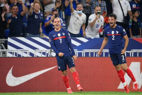 Griezmann double puts France back on winning track