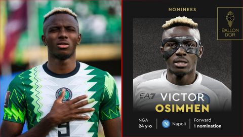 Osimhen: CAF congratulates Super Eagles striker on Ballon d’Or nomination