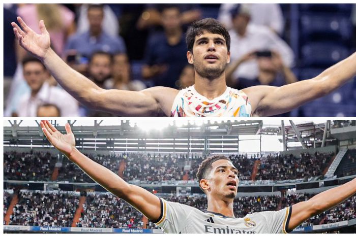 Carlos Alcaraz and Jude Bellingham