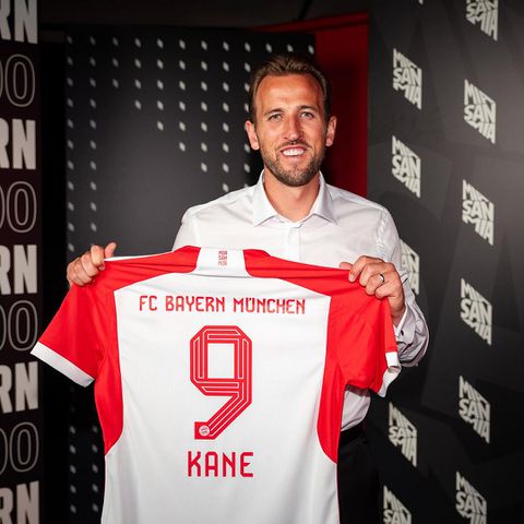 Harry Kane's move to Bayern Munich saw his Instagram following boost to 16 million followers